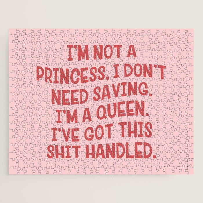I've Got This Shit Handled, Funny,  Saying Jigsaw Puzzle Gallery Image 1