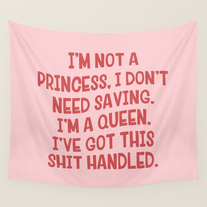 I've Got This Shit Handled, Funny,  Saying Wall Tapestry Gallery Image 4