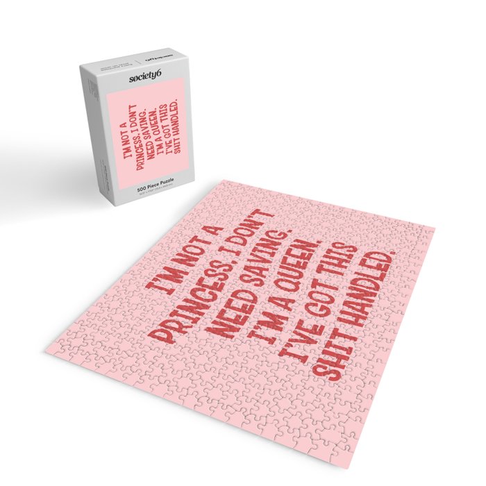 I've Got This Shit Handled, Funny,  Saying Jigsaw Puzzle Gallery Image 2