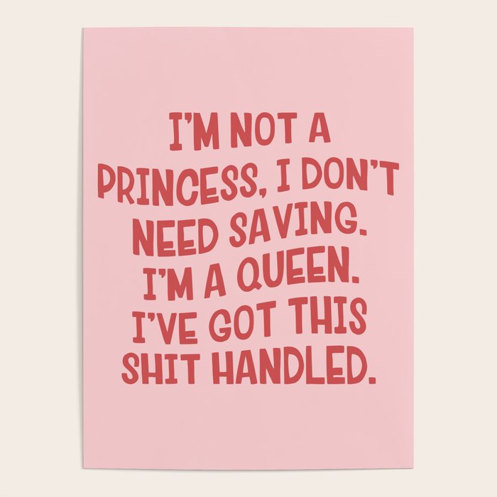I've Got This Shit Handled, Funny,  Saying Poster Gallery Image 4