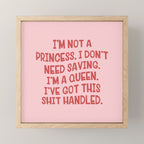I've Got This Shit Handled, Funny,  Saying Mini Art Print Gallery Image 1