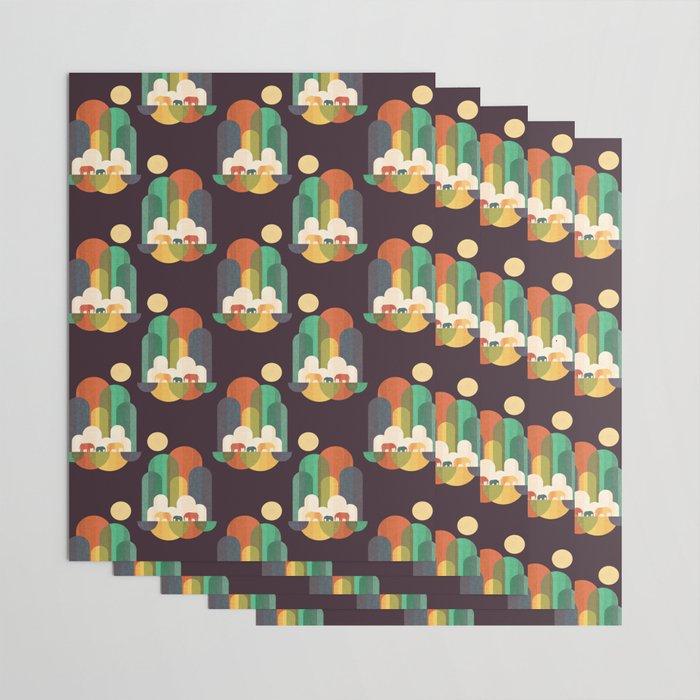 Elephant walk Wrapping Paper Gallery Image 3
