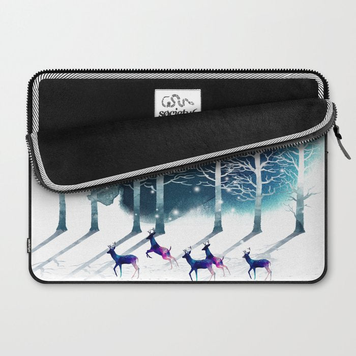 Winter Night 2 Laptop Sleeve Gallery Image 2