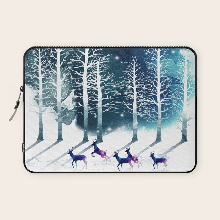 Winter Night 2 Laptop Sleeve Gallery Image 1