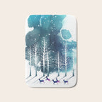 Winter Night 2 Bath Mat Gallery Image 1