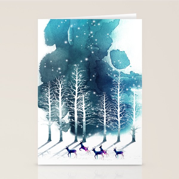 Winter Night 2 Stationery Card Gallery Image 2