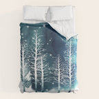 Winter Night 2 Duvet Cover Gallery Image 6