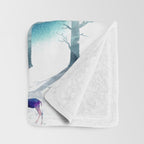 Winter Night 2 Throw Blanket Gallery Image 3