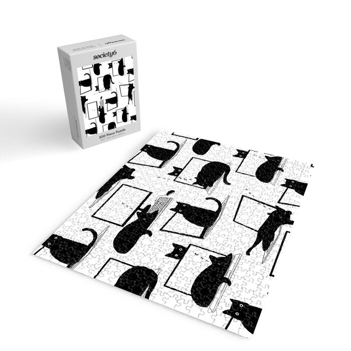 Cats Sitting on Laptops Jigsaw Puzzle Gallery Image 2