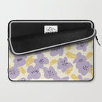 Big flowers Lanvender Laptop Sleeve Gallery Image 2