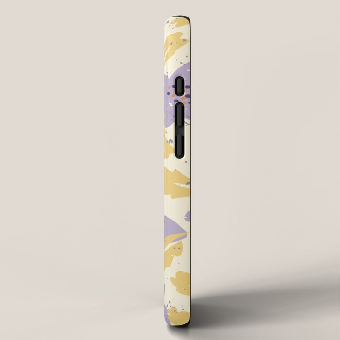 Big flowers Lanvender iPhone Case Gallery Image 2