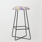 Big flowers Lanvender Stool Gallery Image 1