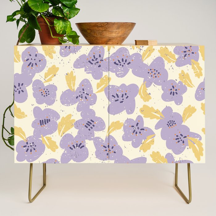 Big flowers Lanvender Credenza Gallery Image 1