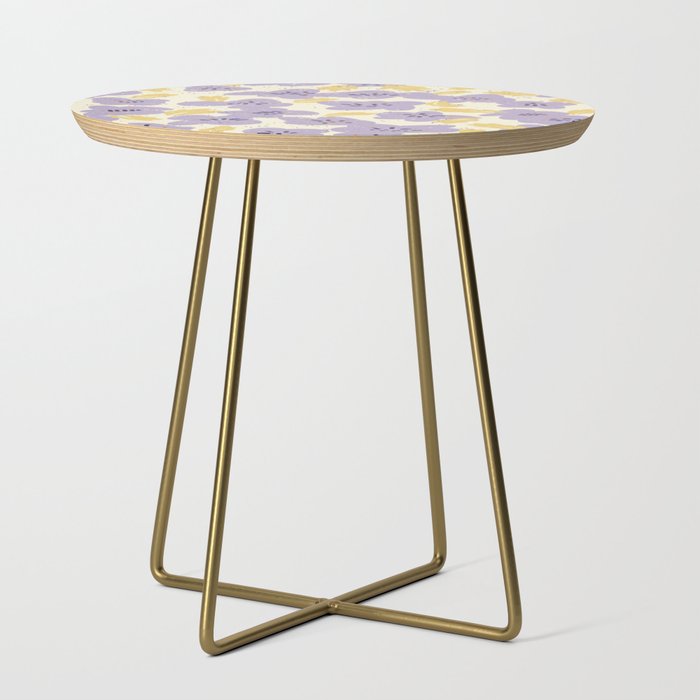 Big flowers Lanvender Side Table Gallery Image 1