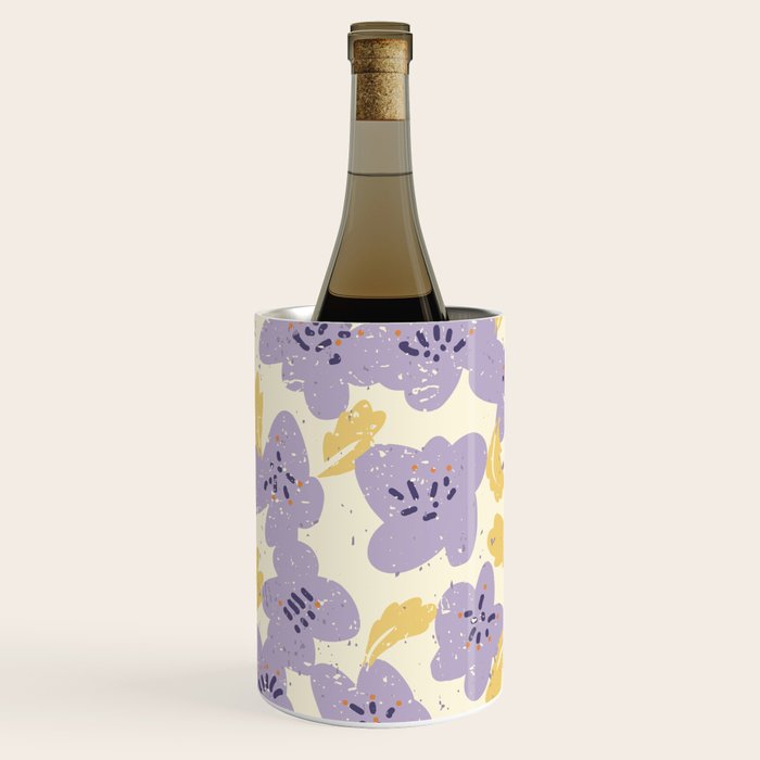 Big flowers Lanvender Wine Chiller Gallery Image 1
