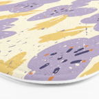 Big flowers Lanvender Bath Mat Gallery Image 3