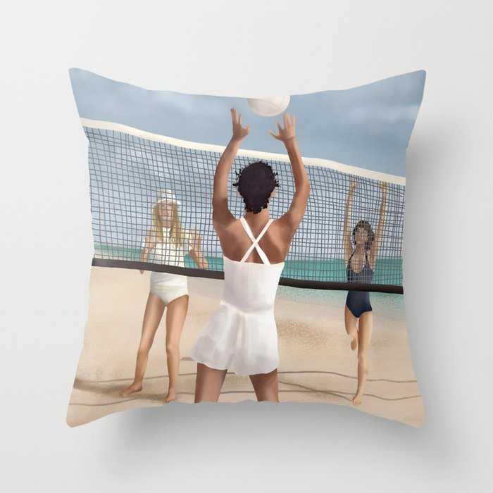 Sand and Sunshine Throw Pillow Gallery Image 6