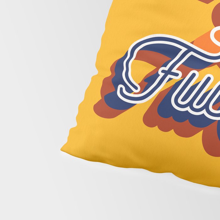 Zero F*cks Given - Yellow & Blue Palette Pillow Sham Gallery Image 4