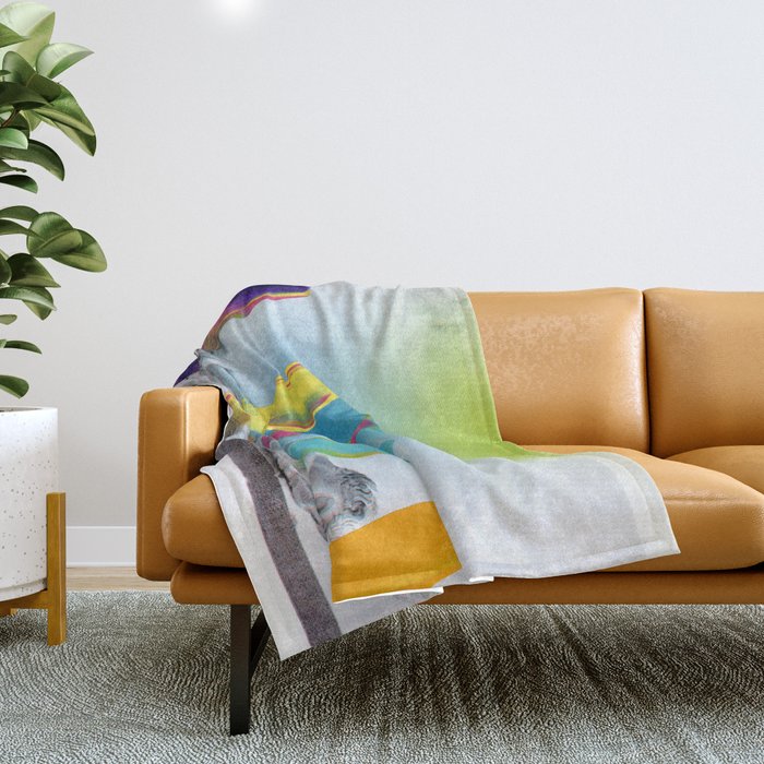 Composition 537 Throw Blanket Gallery Image 1