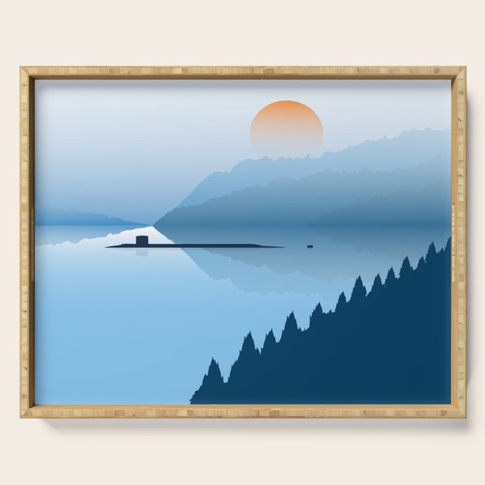 Misty Submarine Serving Tray Gallery Image 1