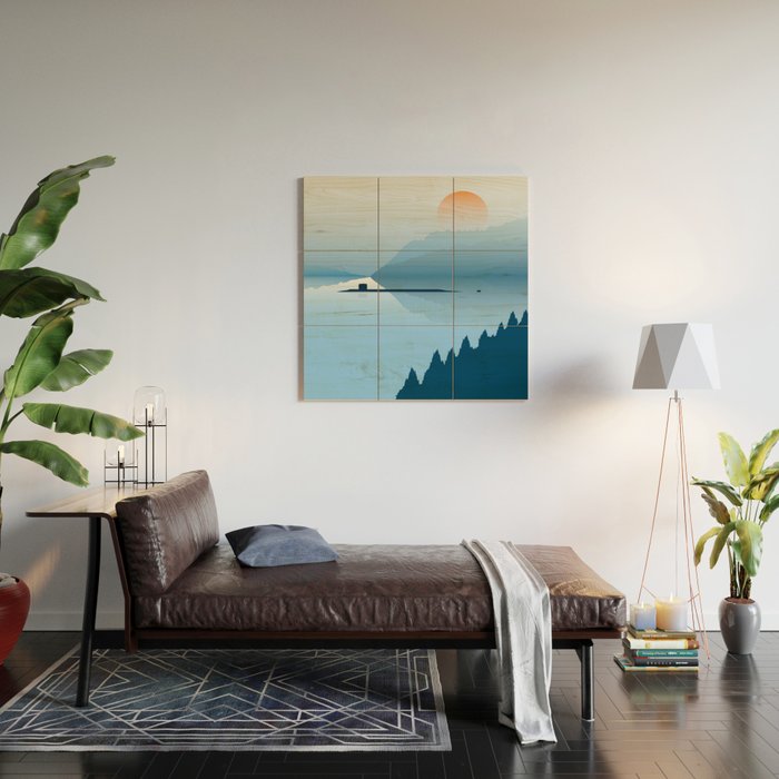 Misty Submarine Wood Wall Art Gallery Image 2