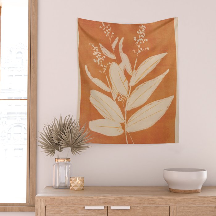 minimal plant 24 Wall Tapestry Gallery Image 2