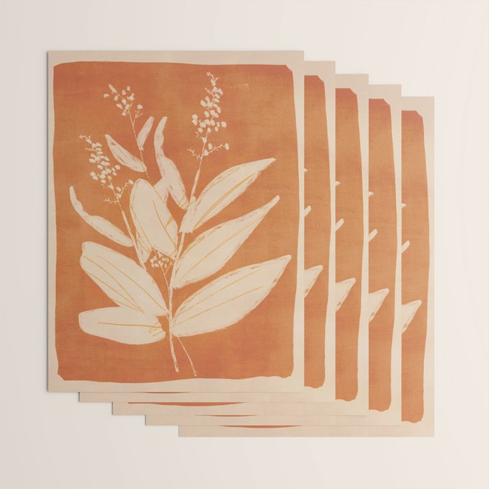minimal plant 24 Wrapping Paper Gallery Image 3