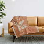 minimal plant 24 Throw Blanket Gallery Image 1