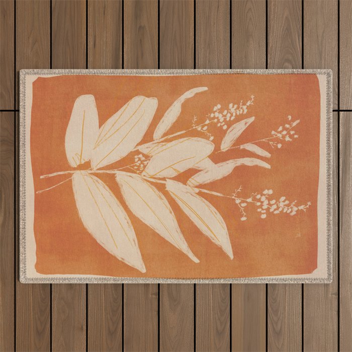 minimal plant 24 Outdoor Rug Gallery Image 1
