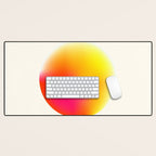 Bold Minimalism - Abstract Sphere Desk Mat Gallery Image 1