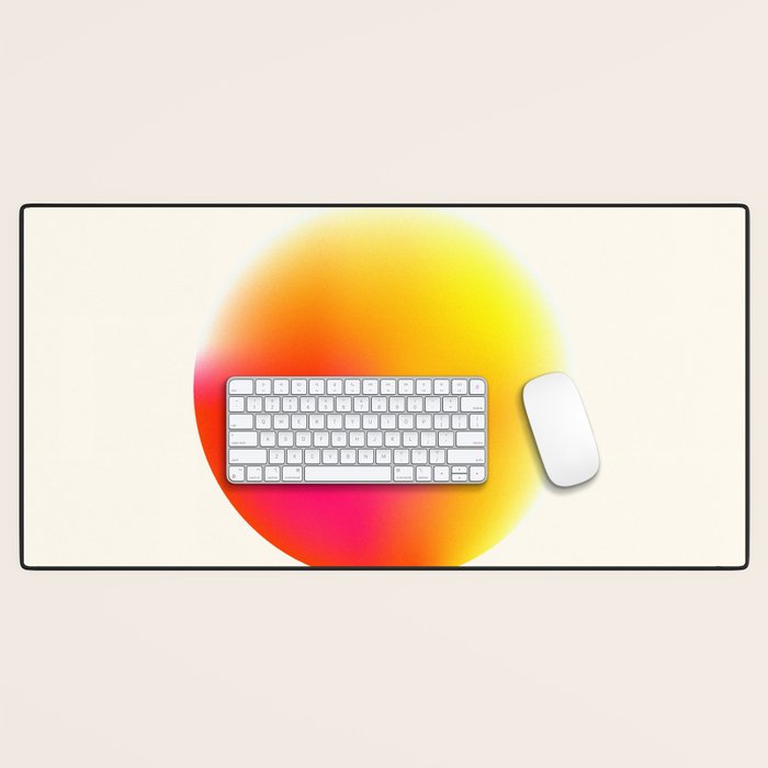 Bold Minimalism - Abstract Sphere Desk Mat Gallery Image 1