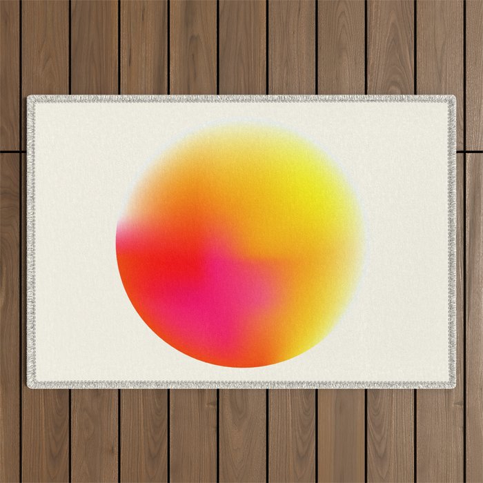 Bold Minimalism - Abstract Sphere Outdoor Rug Gallery Image 1