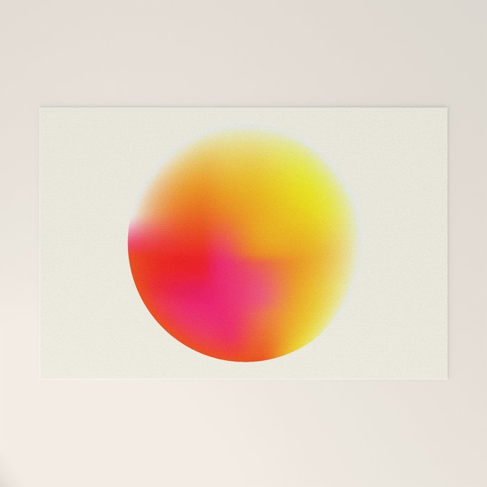 Bold Minimalism - Abstract Sphere Welcome Mat Gallery Image 1