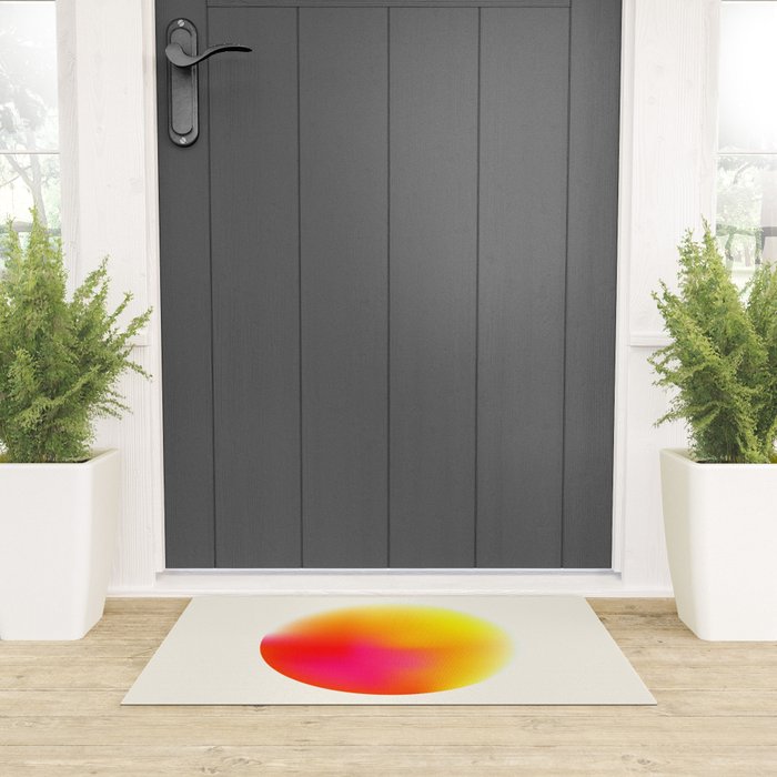 Bold Minimalism - Abstract Sphere Welcome Mat Gallery Image 3