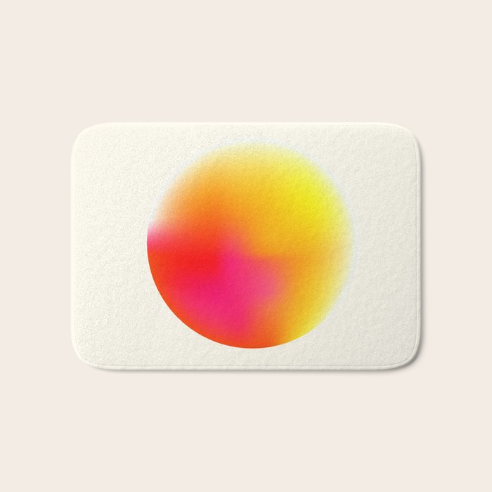 Bold Minimalism - Abstract Sphere Bath Mat Gallery Image 1