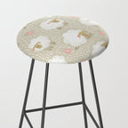 Cute Fluffy Sheep Pattern Stool Gallery Image 2