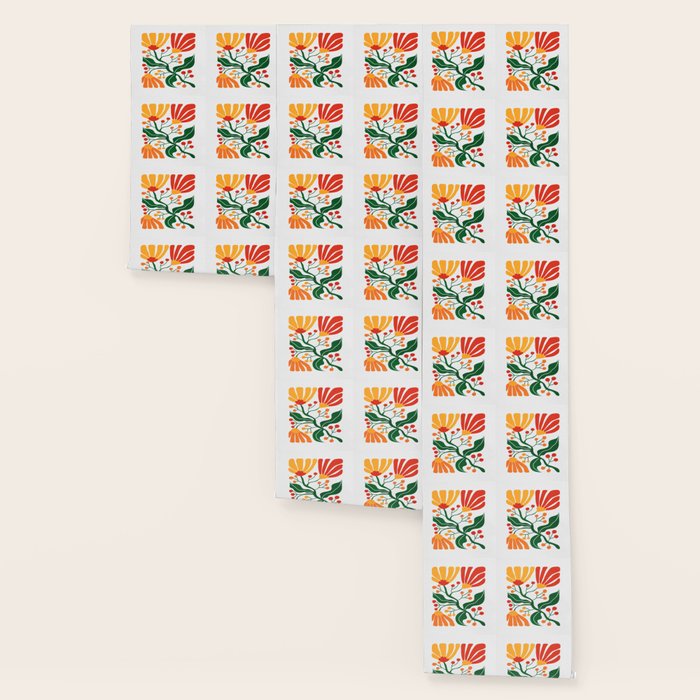 Cinnabar & Supernova: Les Fleurs | Flower Market 03 Wallpaper Gallery Image 3