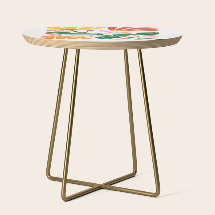 Cinnabar & Supernova: Les Fleurs | Flower Market 03 Side Table Gallery Image 1