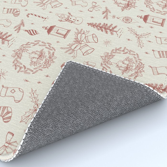 Christmas Toile // Vintage Red Rug Gallery Image 4
