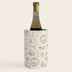 Christmas Toile // Vintage Red Wine Chiller Gallery Image 2