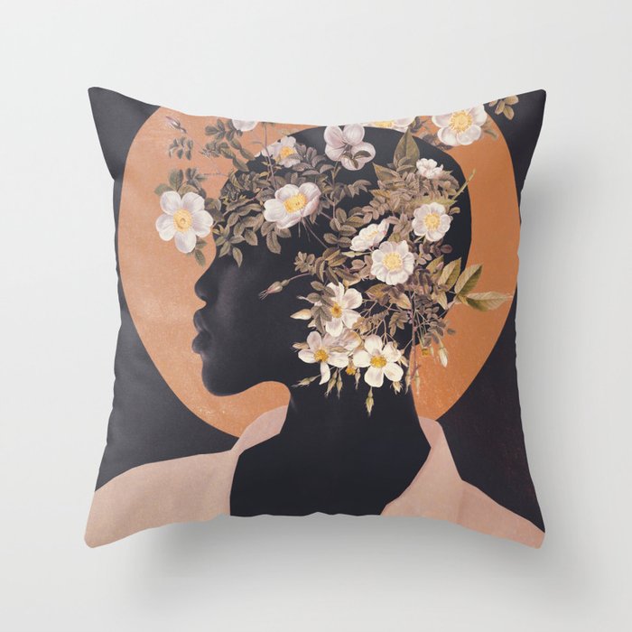 In Bloom 22A Throw Pillow Gallery Image 1
