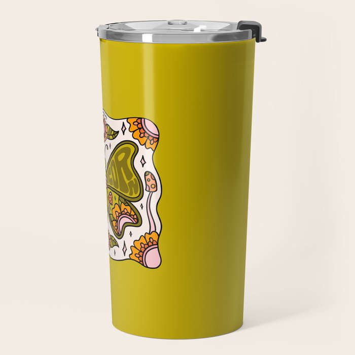 Capricorn Butterfly Travel Mug Gallery Image 2