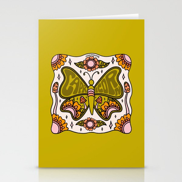 Capricorn Butterfly Stationery Card Gallery Image 1