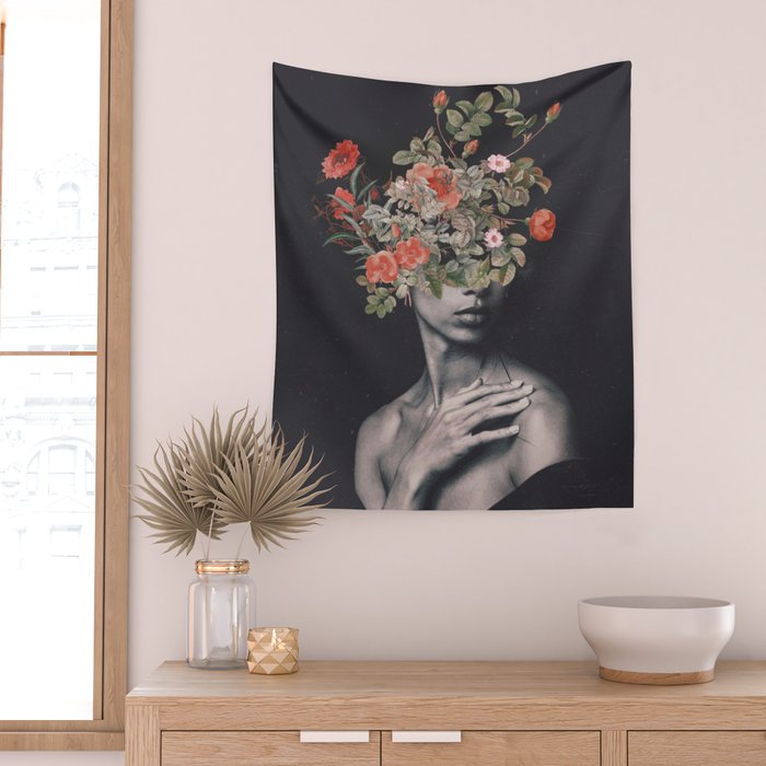 Blooming 7 Wall Tapestry Gallery Image 2