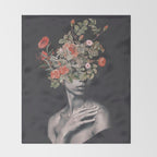 Blooming 7 Throw Blanket Gallery Image 2