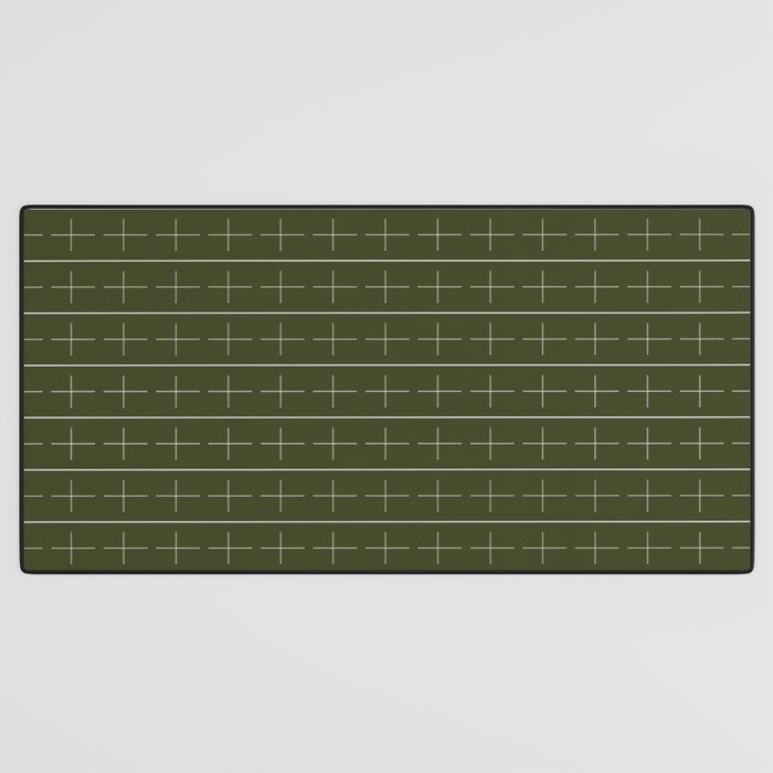| + | + | Olive Green Desk Mat Gallery Image 3