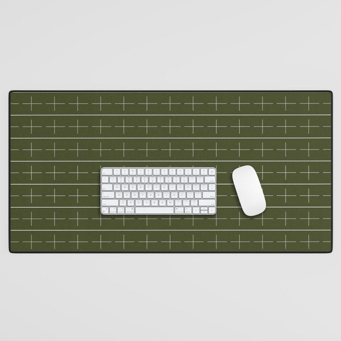 | + | + | Olive Green Desk Mat Gallery Image 1