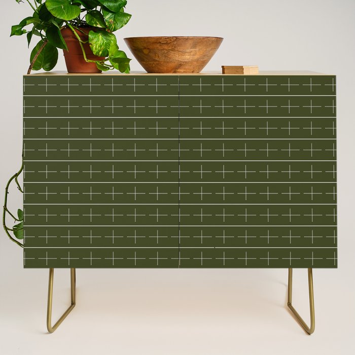 | + | + | Olive Green Credenza Gallery Image 1