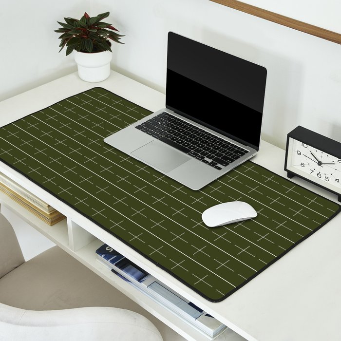| + | + | Olive Green Desk Mat Gallery Image 2