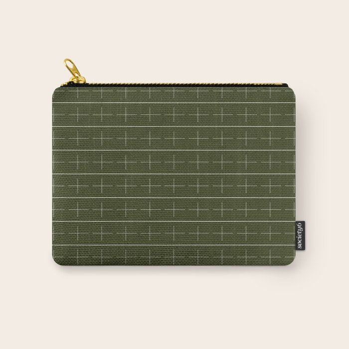 | + | + | Olive Green Carry All Pouch Gallery Image 1